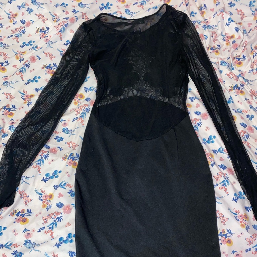 Windsor Black Midi Dress - Picture 5 of 9